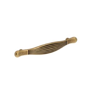 Poignée pour meubles en zamac Entraxe 128mm Florence antique – Marron, Zamak