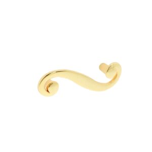 Poignée pour meubles en zamac Entraxe 64mm plaqué or - Jaune / doré, Zamak