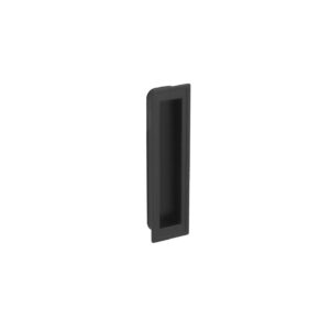 Poignée encastrée en zamac Entraxe 128mm Vernis noir mat Lot de 25 – Zamak