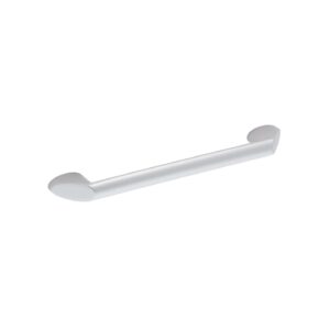 Poignée pour meubles en zamac Entraxe 128mm Aluminium mat verni - Gris / argent, Zamak