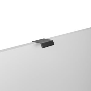 Poignée pour meubles en zamac Entraxe 32mm finition Vernis noir mat – Zamak