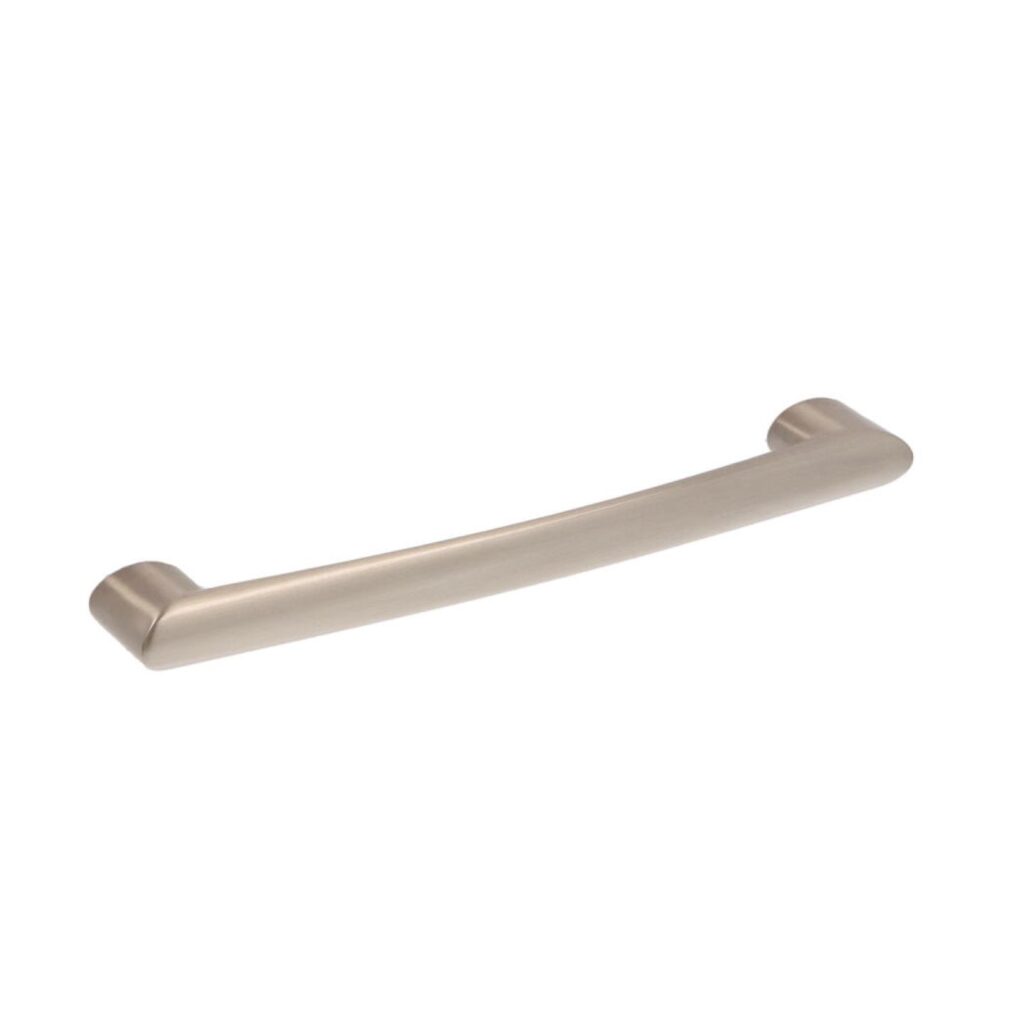 Poignée pour meubles en zamac Entraxe 160mm Nichel satiné - Gris / argent, Zamak