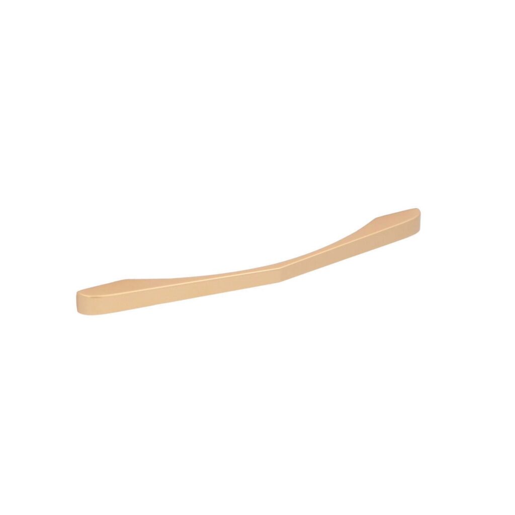 Poignée pour meubles en zamac Entraxe 160mm Alucover laiton Lot de 6 - Jaune / doré, Zamak