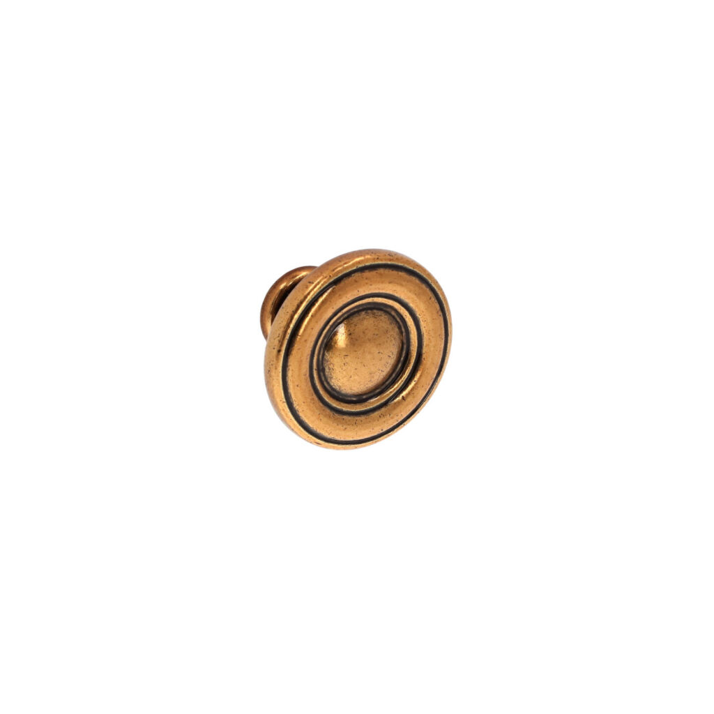 Bouton pour meubles en zamac Diamètre 35mm orvale - Marron, Zamak