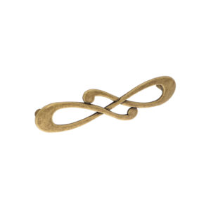 Poignée pour meubles en zamac Entraxe 128mm Florence antique Lot de 6 – Marron, Zamak