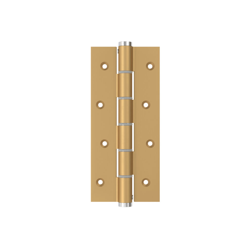 Charnière simple action à ressort, 180X40 mm, en aluminium anodisée or, pour porte de 40 mm - Jaune / doré