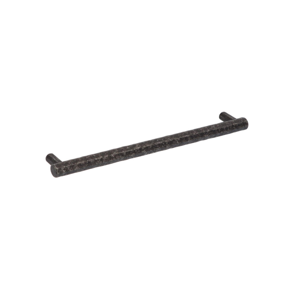 Poignée pour meubles en zamac Entraxe 192mm Fer noir vintage - Zamak