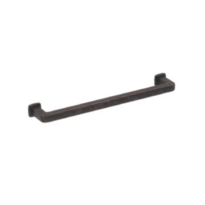 Poignée pour meubles en zamac Entraxe 160mm Fer noir vintage Lot de 25 – Zamak