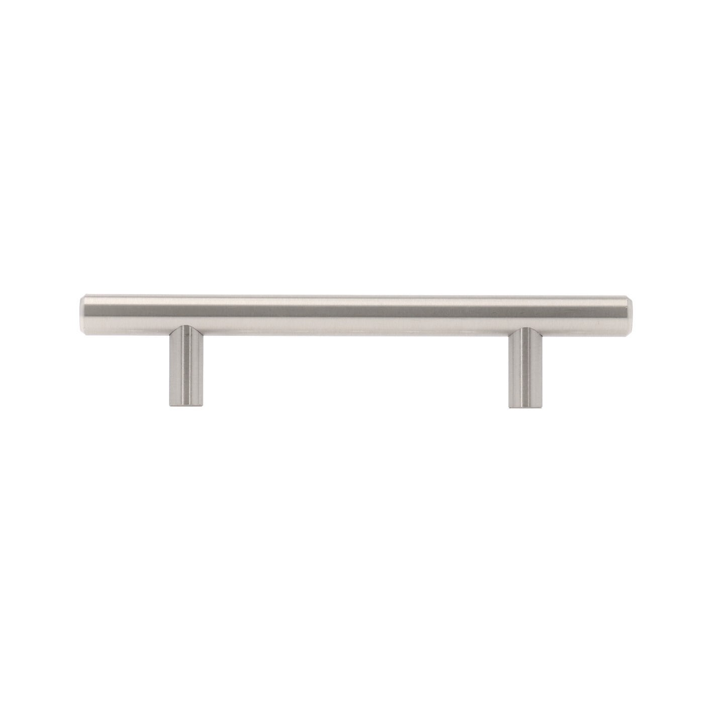 Poignée pour meubles en Acier Entraxe 96mm finition Nichel satiné - Gris / argent, Acier inoxydable - Afbeelding 2