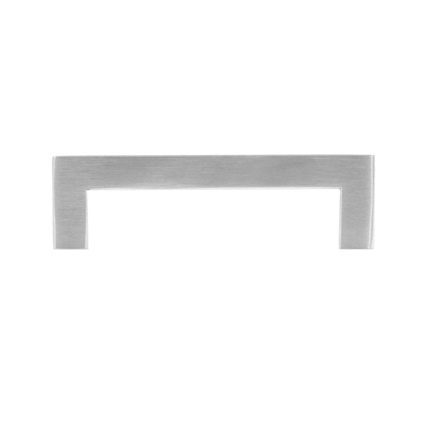 Poignée pour meubles en Acier inox Entraxe 96mm finition inox satiné - Gris / argent, Acier inoxydable - imagine 2