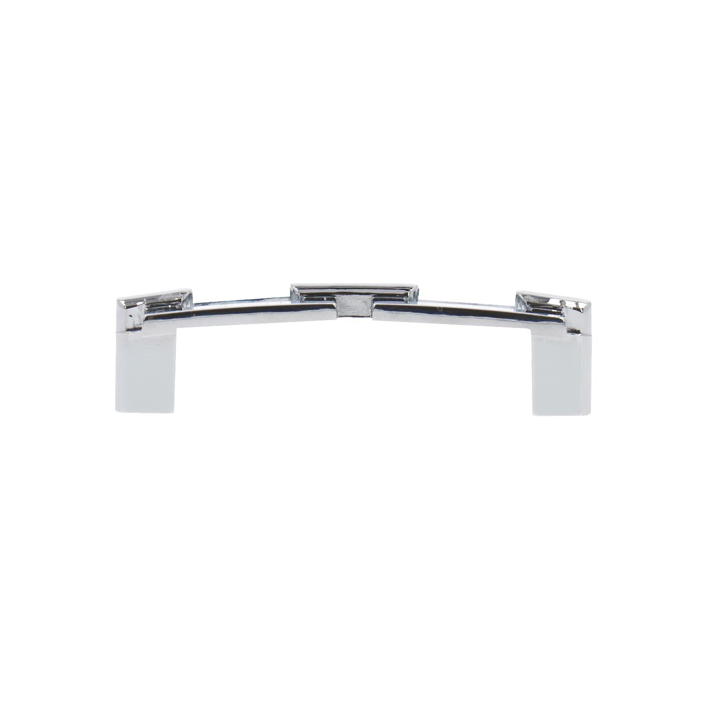 Poignée pour meubles en zamac Entraxe 64mm chrome poli - Gris / argent, Zamak - Afbeelding 2