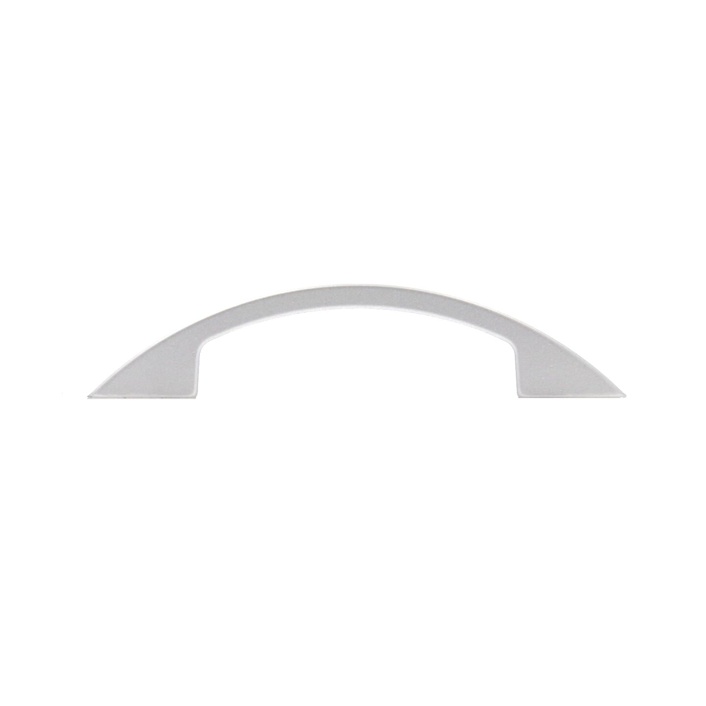 Poignée pour meubles en zamac Entraxe 64mm Aluminium mat verni - Gris / argent, Zamak - imagine 2