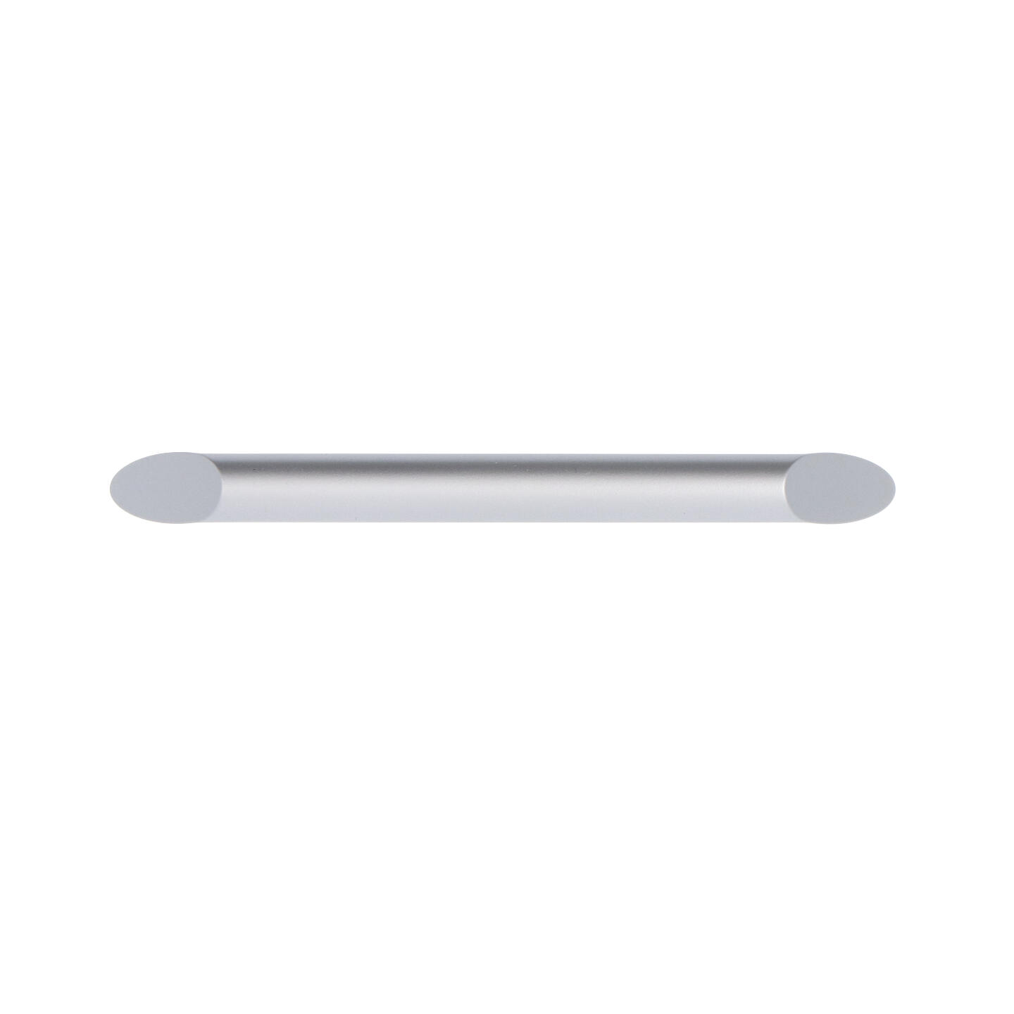 Poignée pour meubles en zamac Entraxe 96mm Aluminium mat verni - Gris / argent, Zamak - Image 3