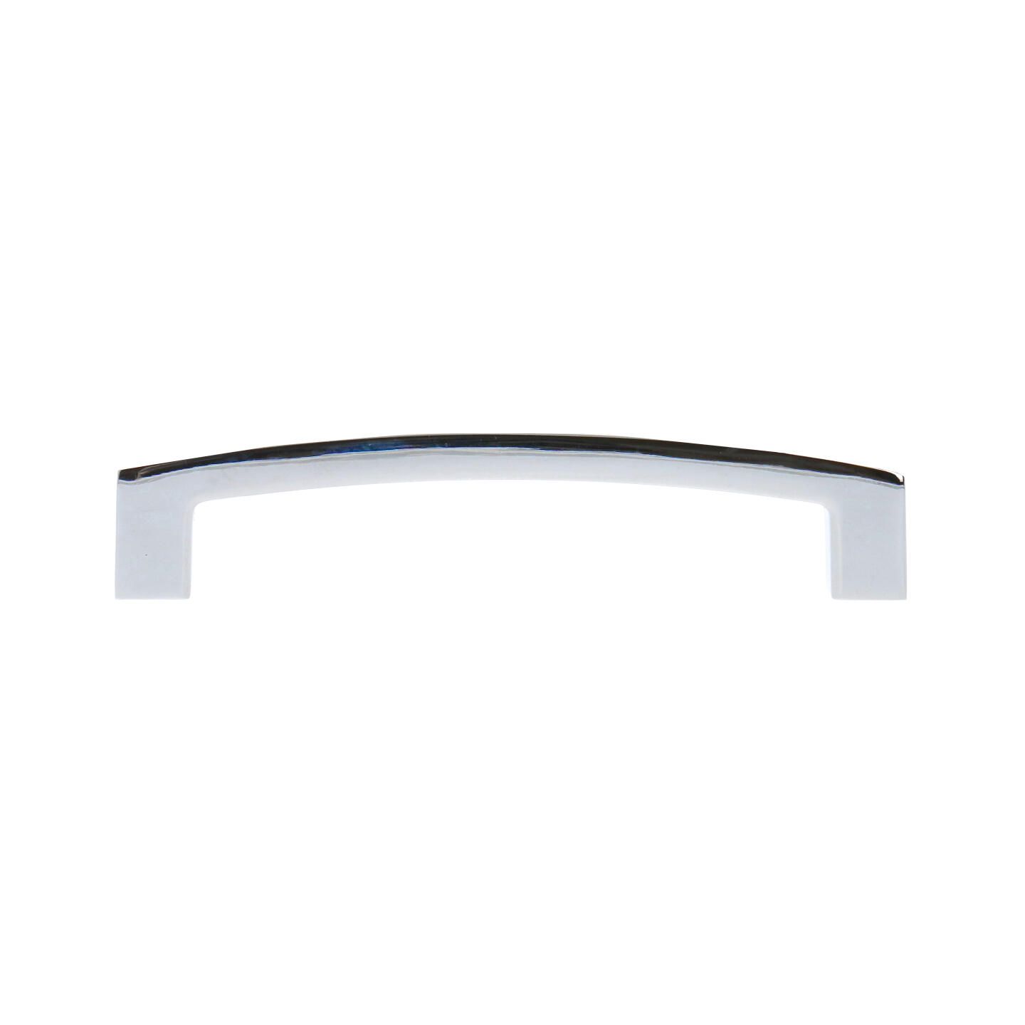 Poignée pour meubles en zamac et cristal Entraxe 96mm chrome poli - Gris / argent, Zamak - imagine 2