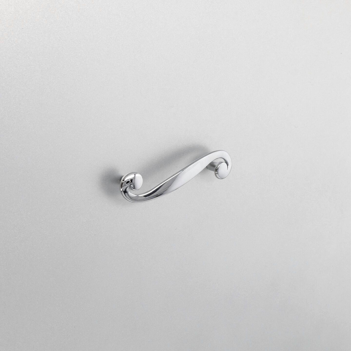 Poignée pour meubles en zamac Entraxe 96mm chrome poli - Gris / argent, Zamak - Image 5