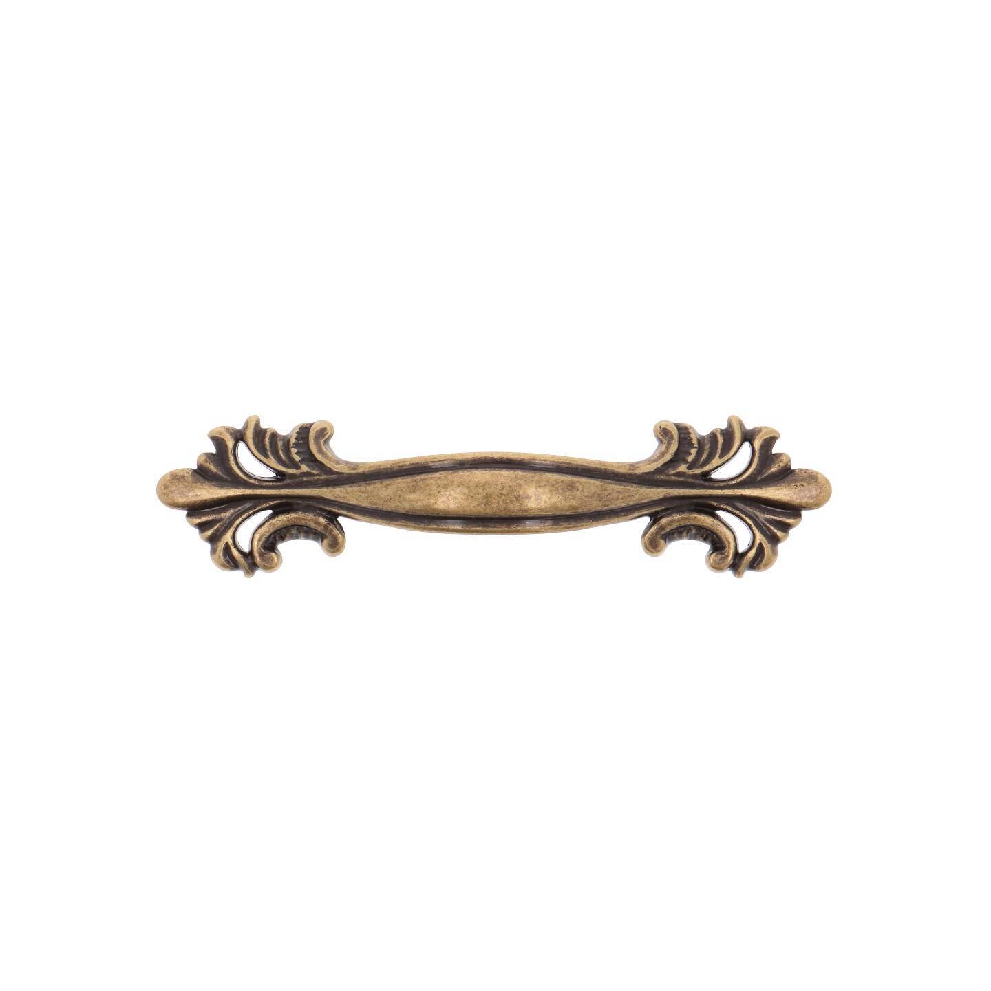 Poignée pour meubles en zamac Entraxe 64mm Florence antique - Marron, Zamak - imagine 3
