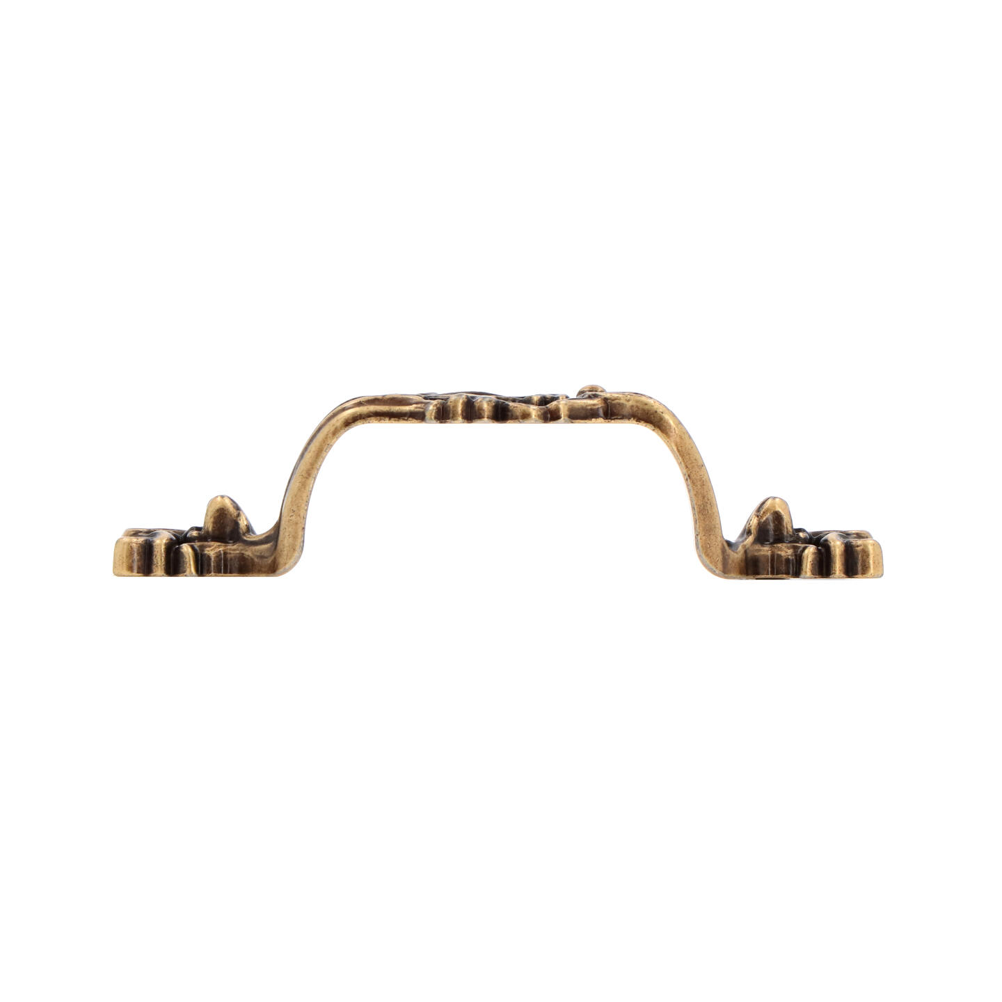 Poignée pour meubles en zamac Entraxe 64mm Florence antique - Marron, Zamak - imagine 2