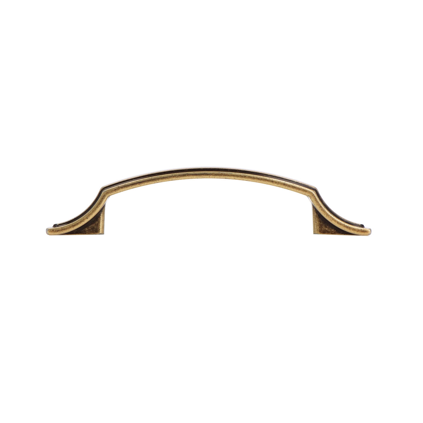 Poignée pour meubles en zamac Entraxe 96mm Florence antique - Marron, Zamak - imagine 2