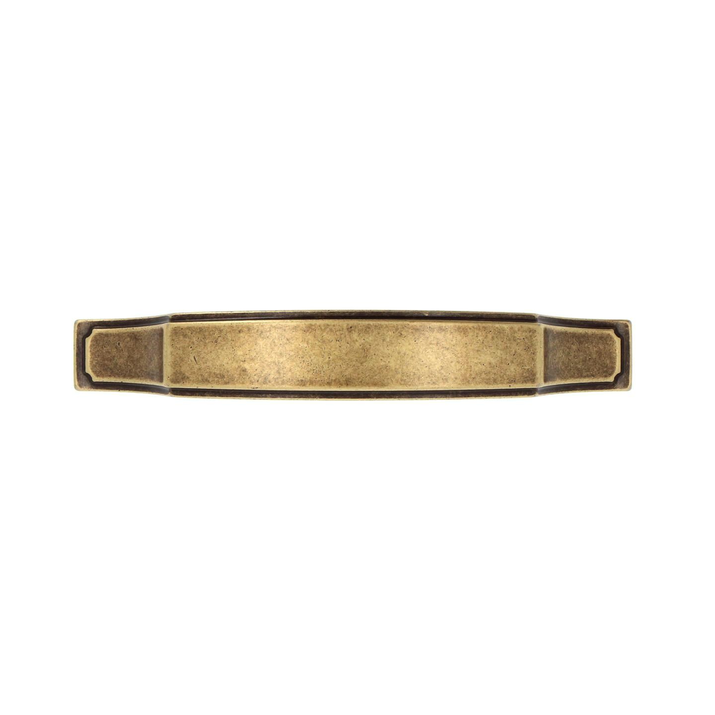 Poignée pour meubles en zamac Entraxe 96mm Florence antique - Marron, Zamak - imagine 3