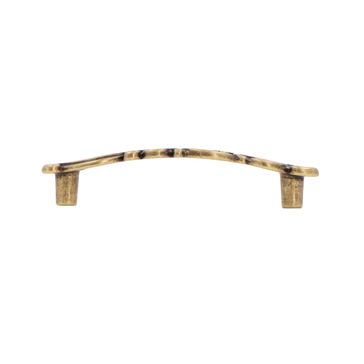 Poignée pour meubles en zamac Entraxe 96mm Florence antique - Marron, Zamak - Afbeelding 2