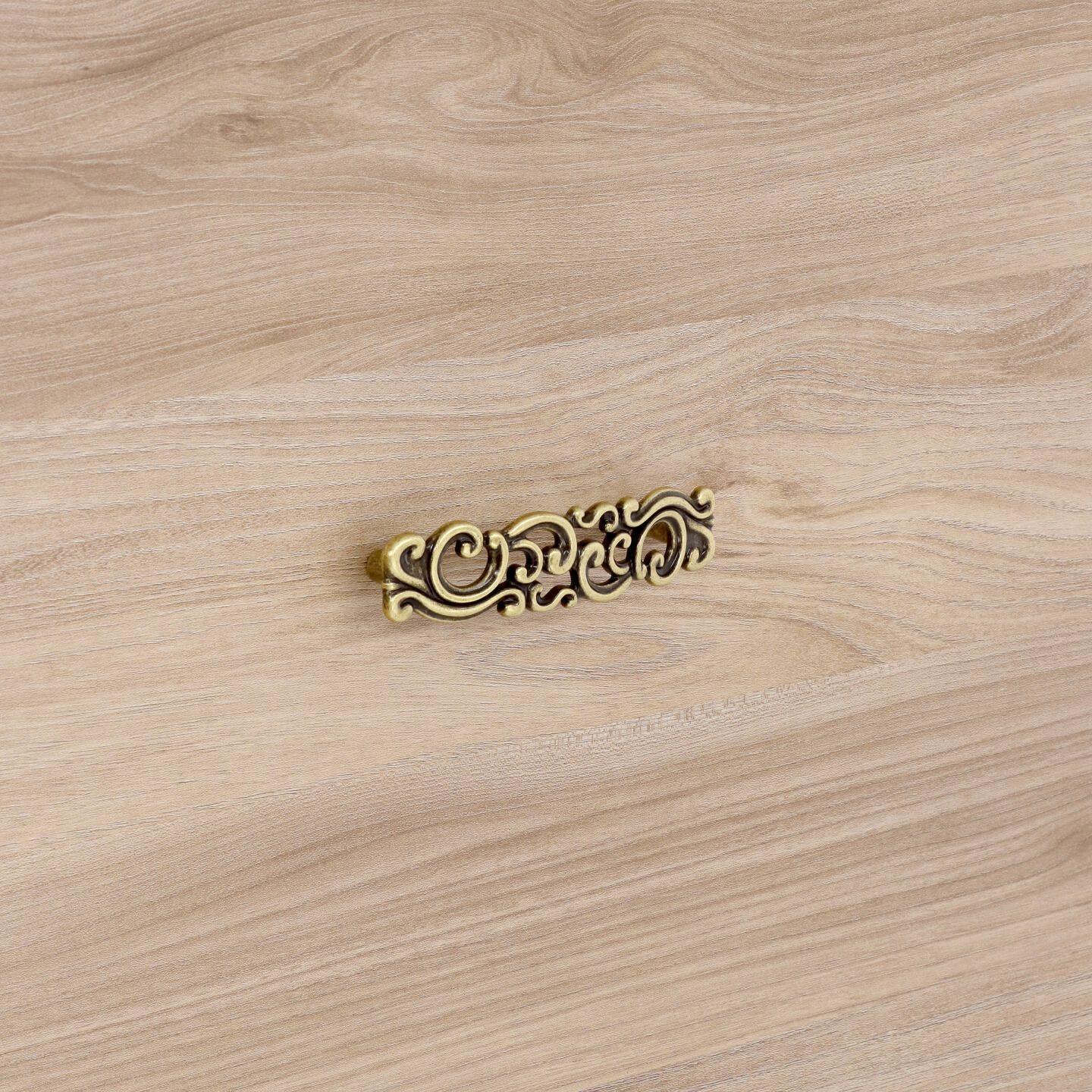 Poignée pour meubles en zamac Entraxe 96mm Florence antique - Marron, Zamak - Afbeelding 5