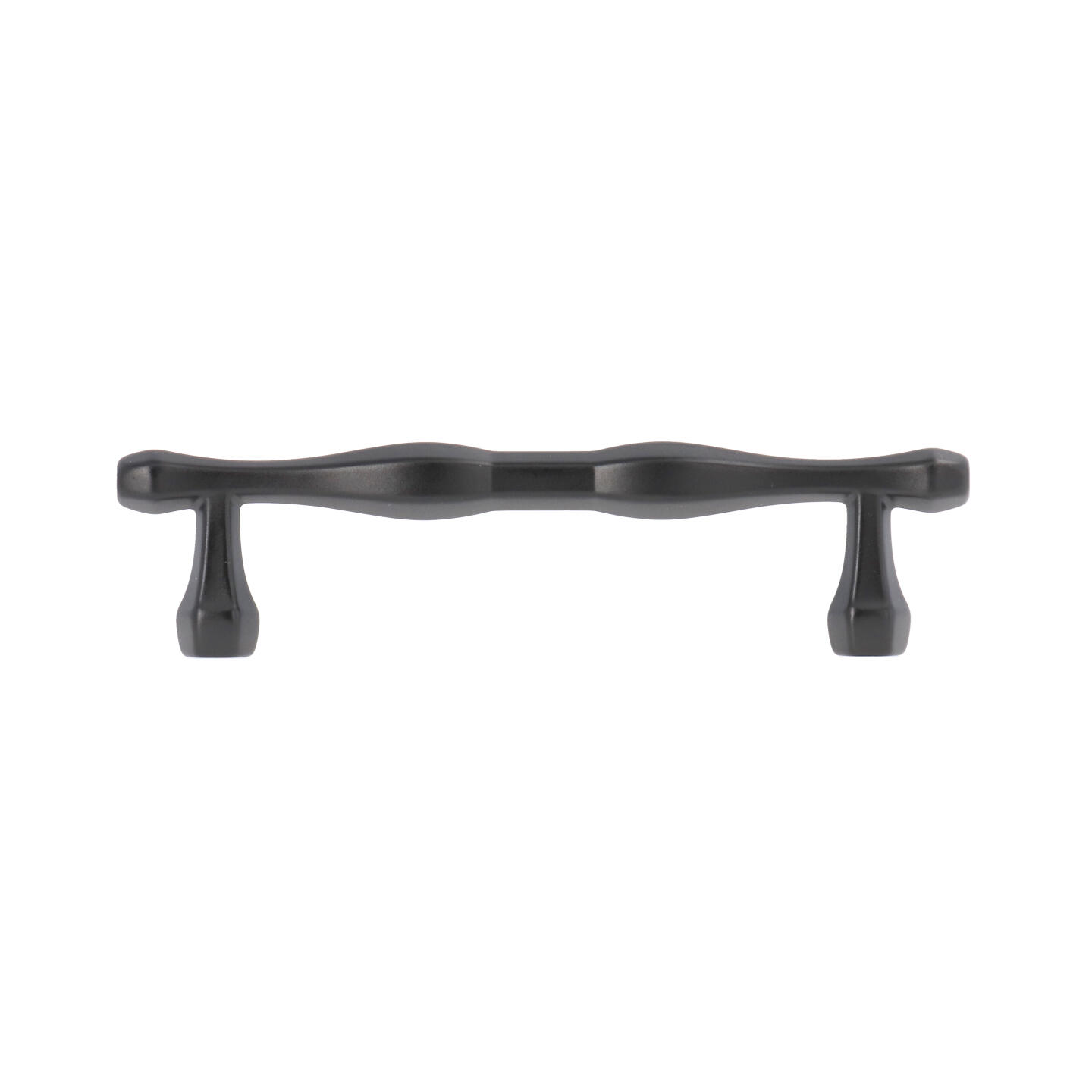 Poignée pour meubles en zamac Entraxe 96mm Vernis noir mat - Zamak - Afbeelding 3