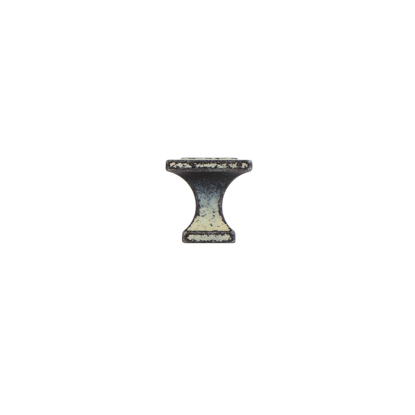 Bouton pour meubles en zamac Diamètre 24mm x 24 Ivoire rustique - Gris / argent, Zamak - imagine 2