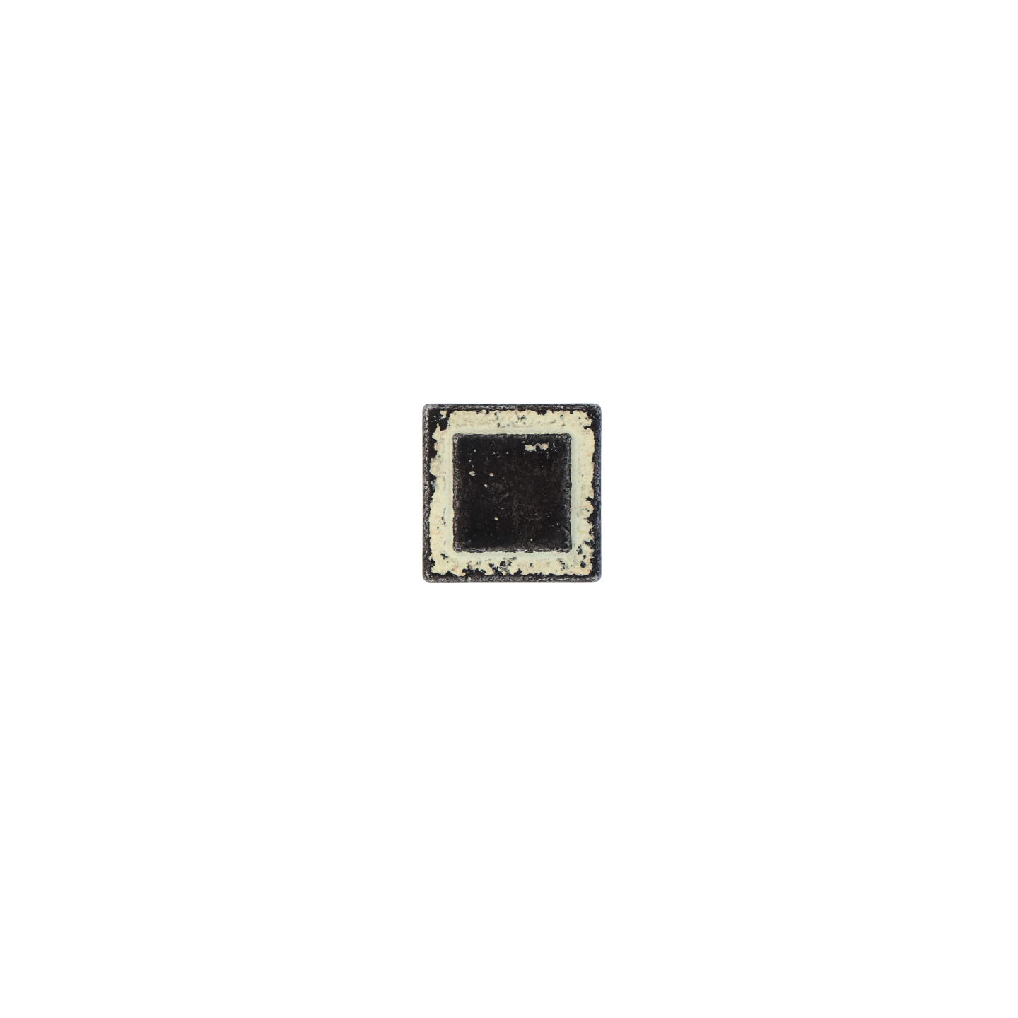 Bouton pour meubles en zamac Diamètre 24mm x 24 Ivoire rustique - Gris / argent, Zamak - imagine 3