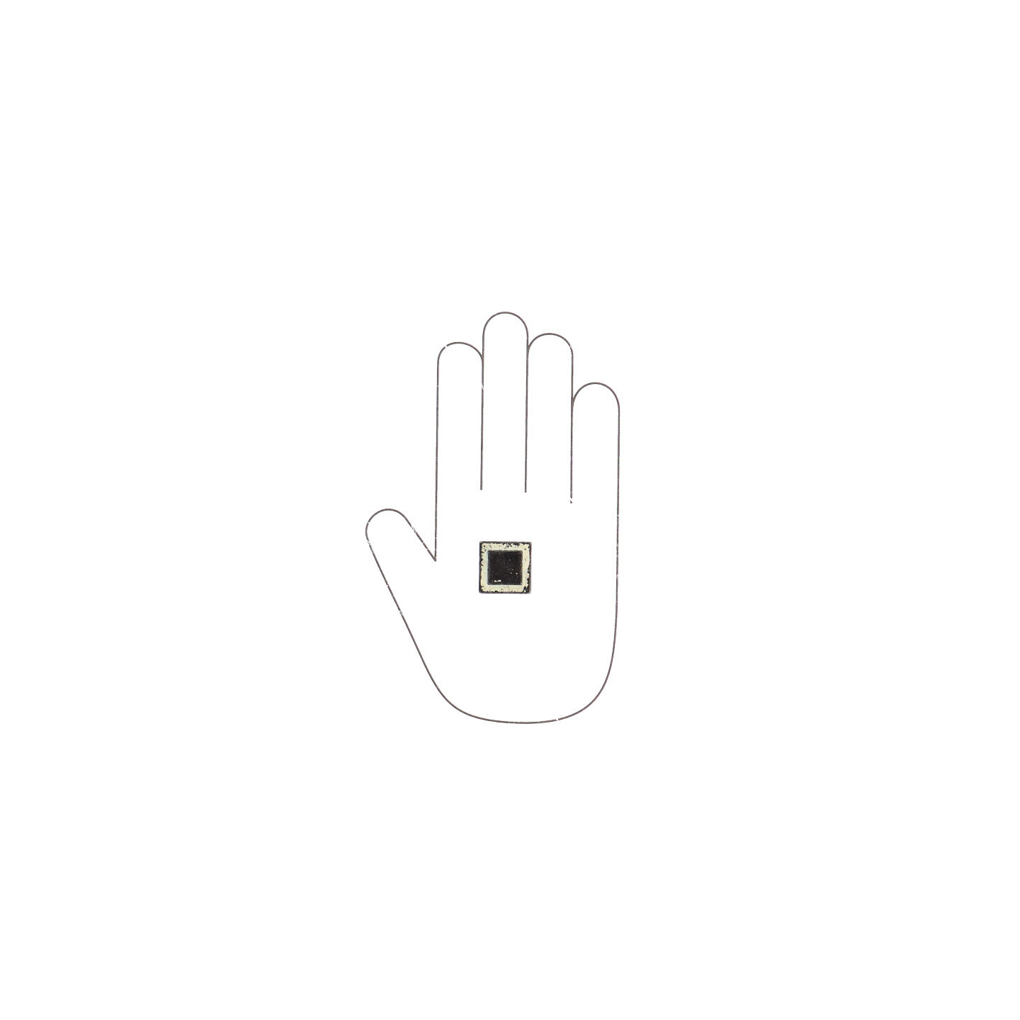 Bouton pour meubles en zamac Diamètre 24mm x 24 Ivoire rustique - Gris / argent, Zamak - imagine 4