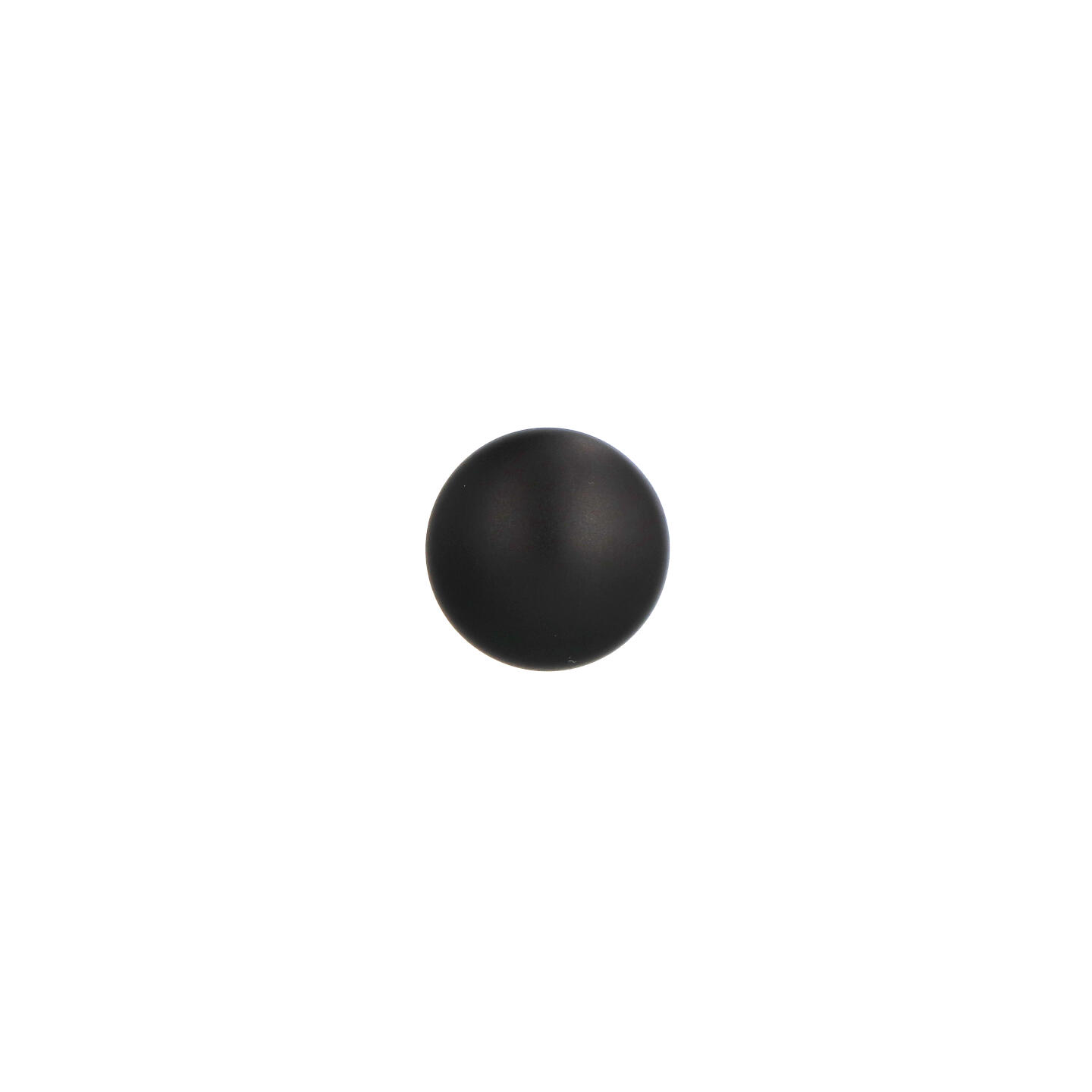 Bouton pour meubles en zamac Diamètre 25mm Vernis noir mat - Zamak - imagine 3