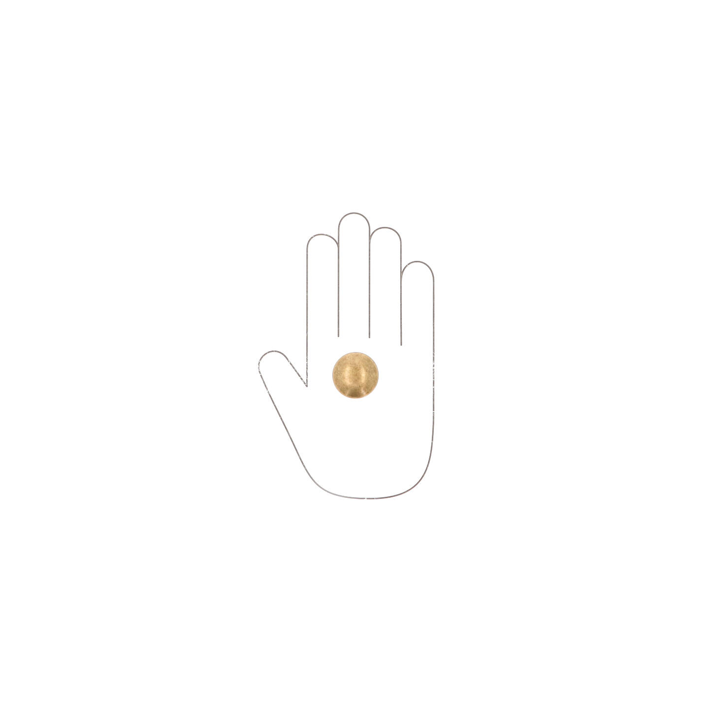 Bouton pour meubles en zamac Diamètre 30mm Florence antique - Marron, Zamak – Image 4
