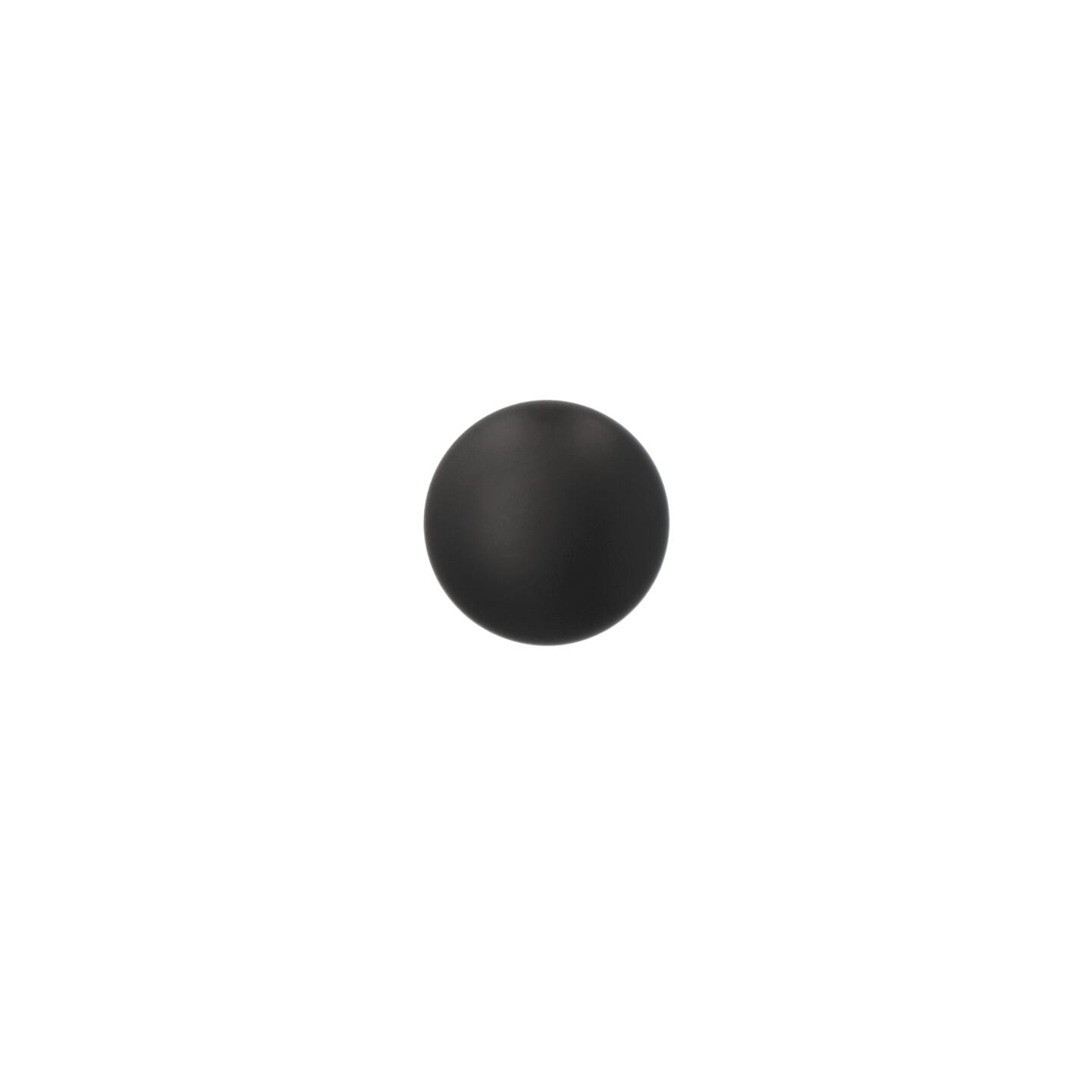 Bouton pour meubles en zamac Diamètre 30mm Vernis noir mat Lot de 6 - Zamak - imagine 3