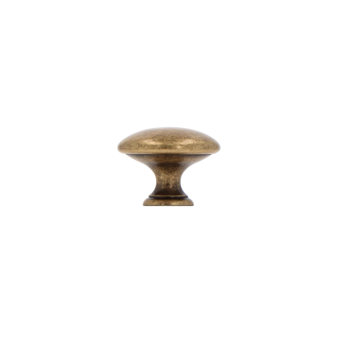Bouton pour meubles en zamac Diamètre 35mm Florence antique - Marron, Zamak - imagine 2