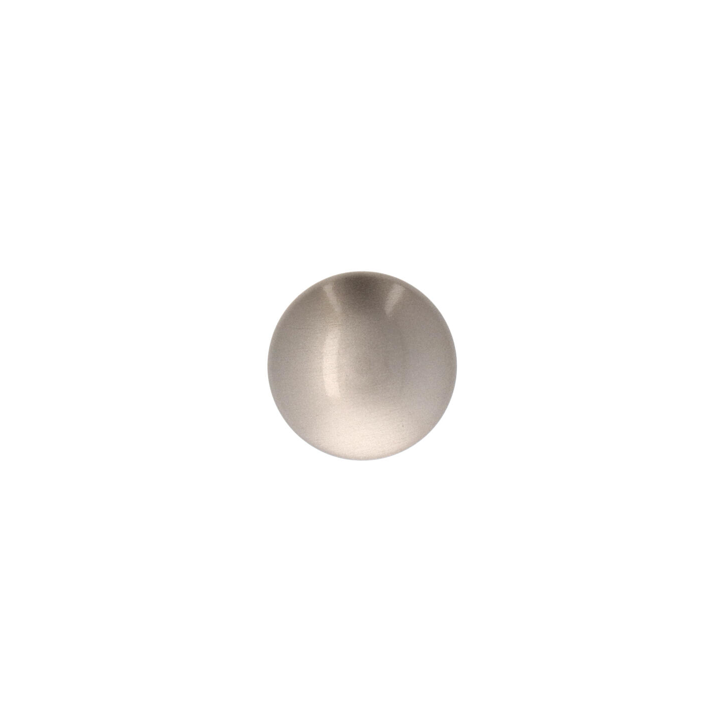 Bouton pour meubles en zamac Diamètre 35mm Vernis nickel satiné Lot de 25 - Gris / argent, Zamak - imagine 3