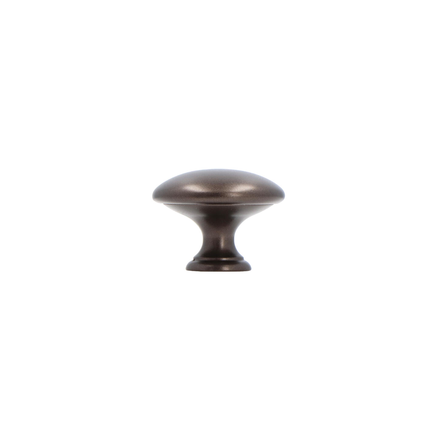 Bouton pour meubles en zamac Diamètre 35mm Brun alu - Marron, Zamak - imagine 2