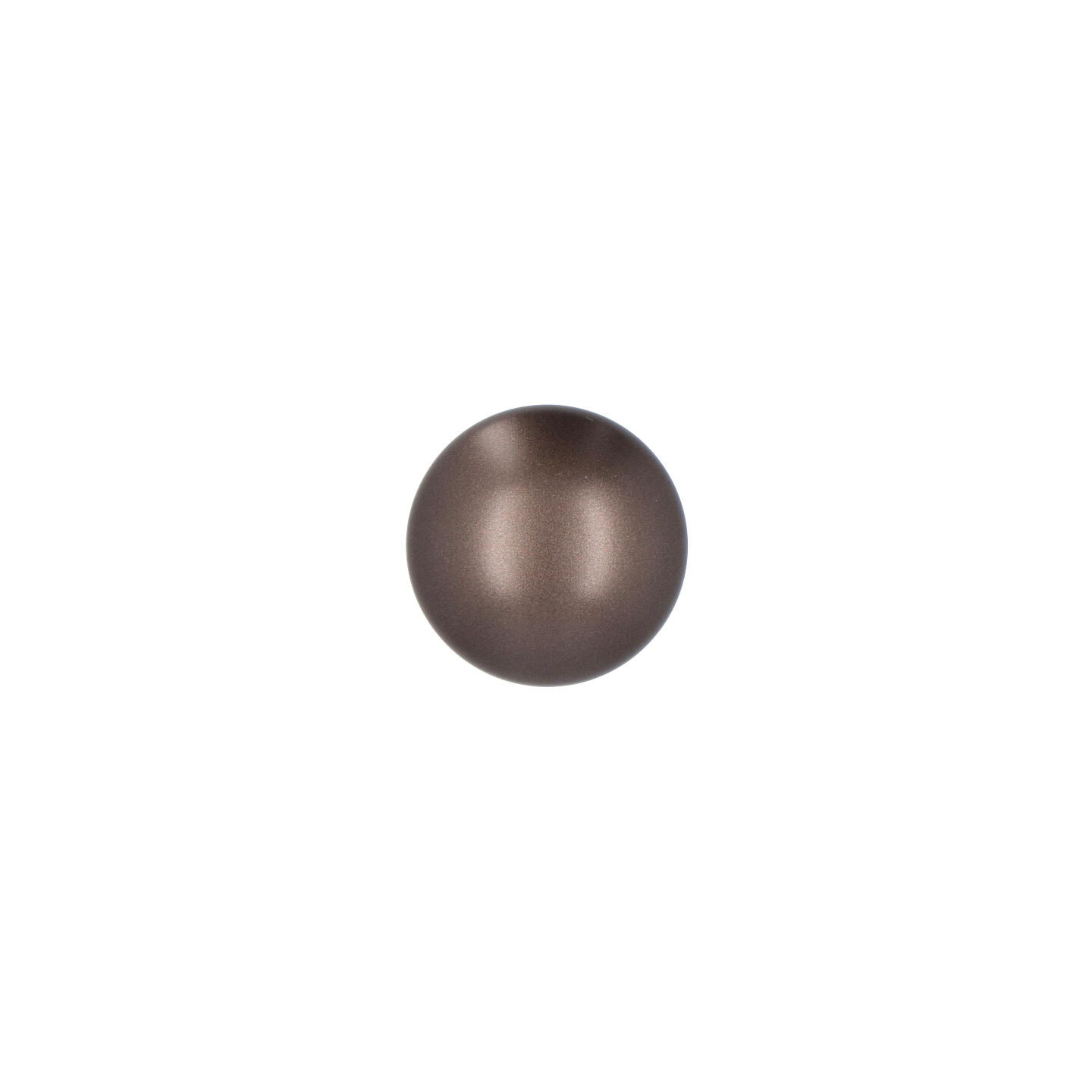 Bouton pour meubles en zamac Diamètre 35mm Brun alu - Marron, Zamak - imagine 3