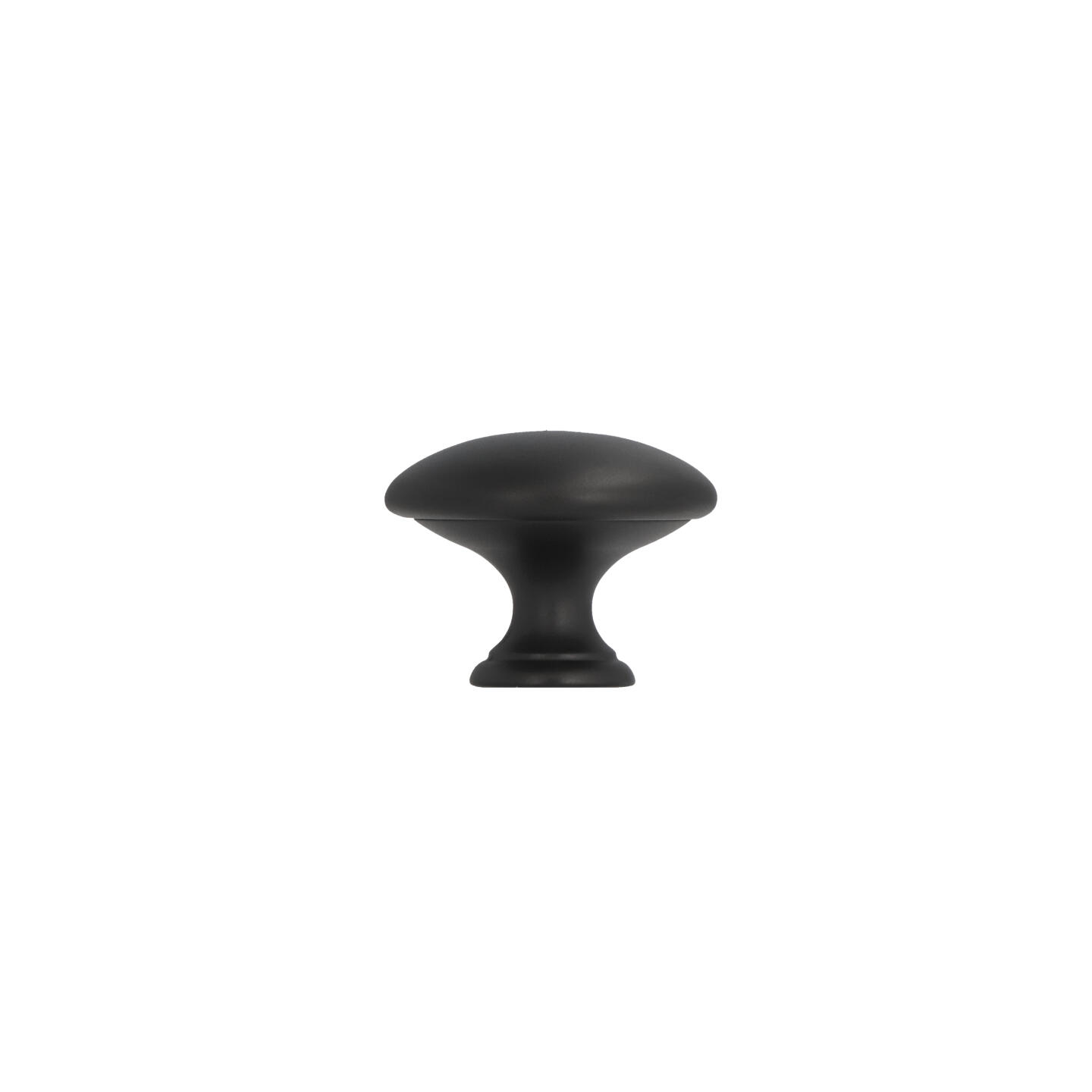 Bouton pour meubles en zamac Diamètre 35mm Vernis noir mat - Zamak - Afbeelding 2