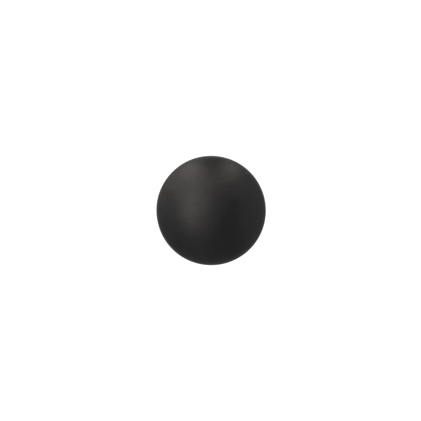 Bouton pour meubles en zamac Diamètre 35mm Vernis noir mat - Zamak - Afbeelding 3