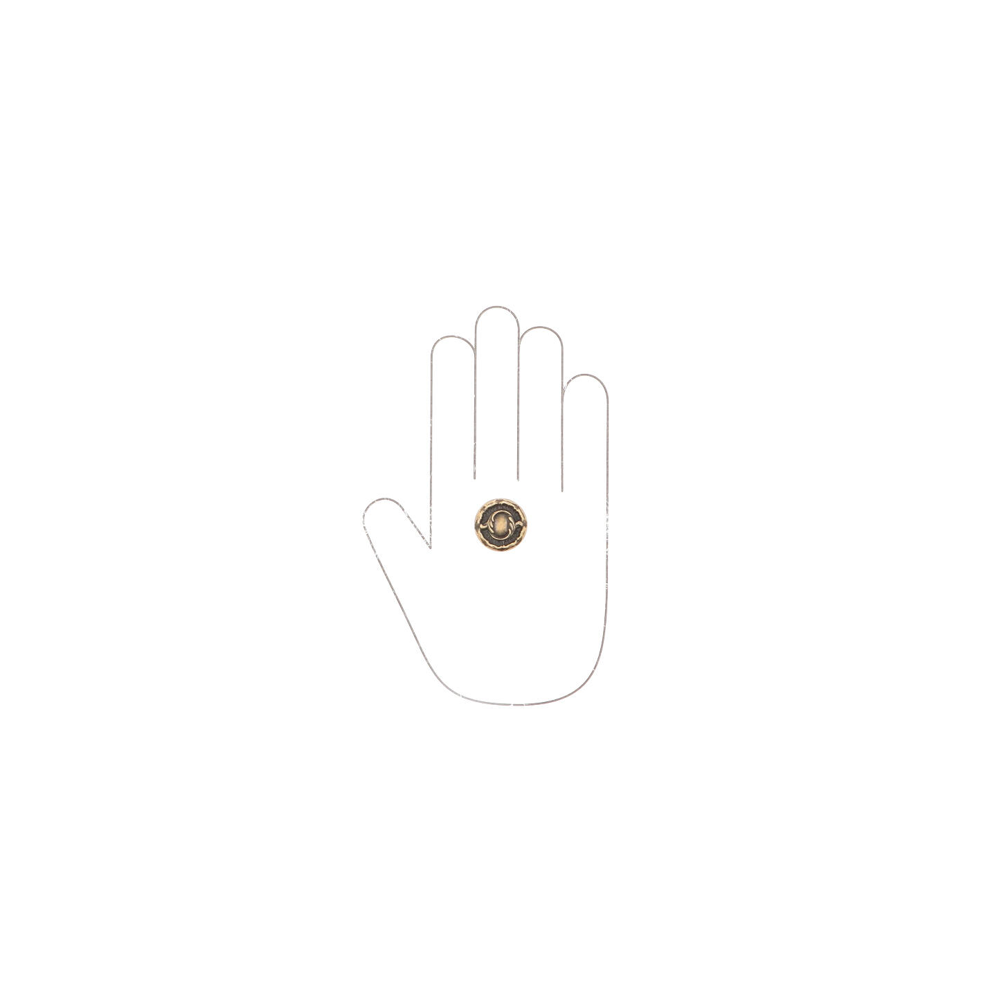 Bouton pour meubles en zamac Diamètrexe 25 Florence antique - Marron, Zamak - imagine 4