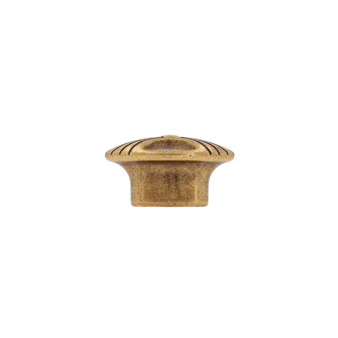 Bouton pour meubles en zamac Diamètre 44mm x 25 Florence antique - Marron, Zamak - imagine 2