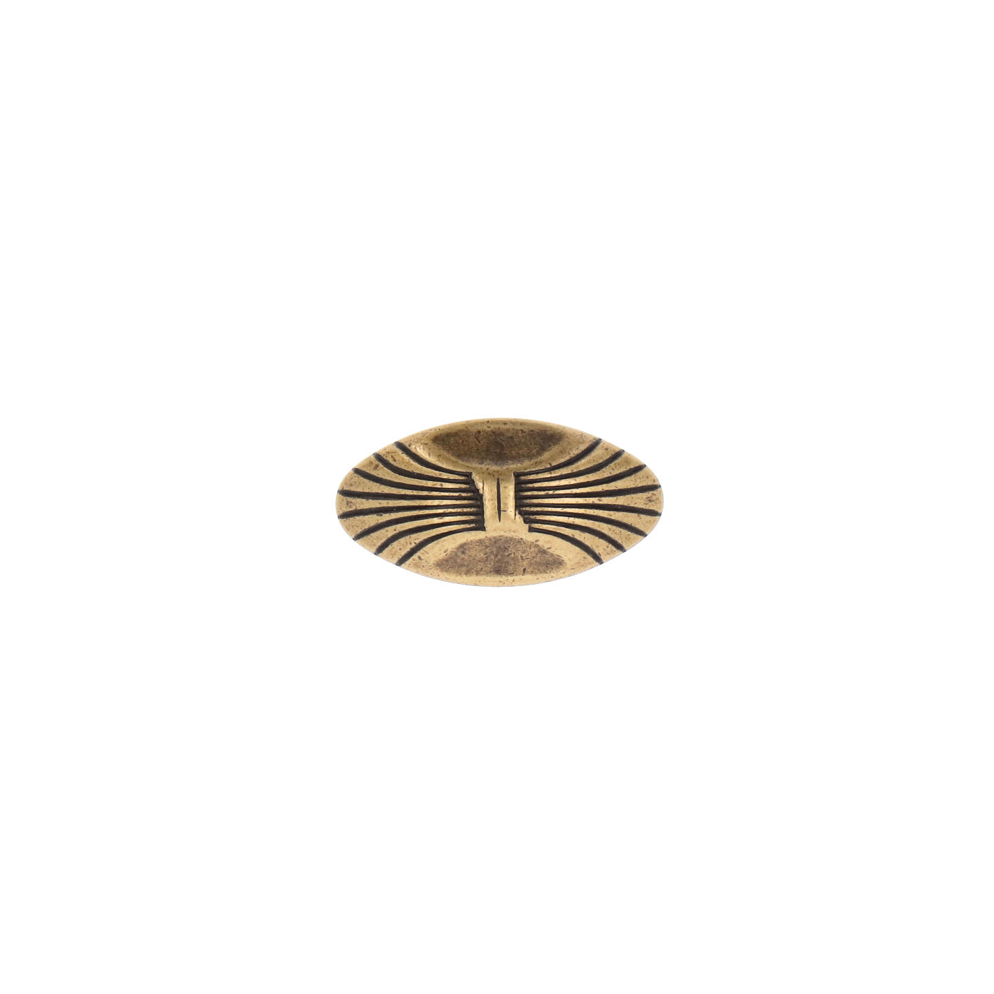 Bouton pour meubles en zamac Diamètre 44mm x 25 Florence antique - Marron, Zamak - imagine 3