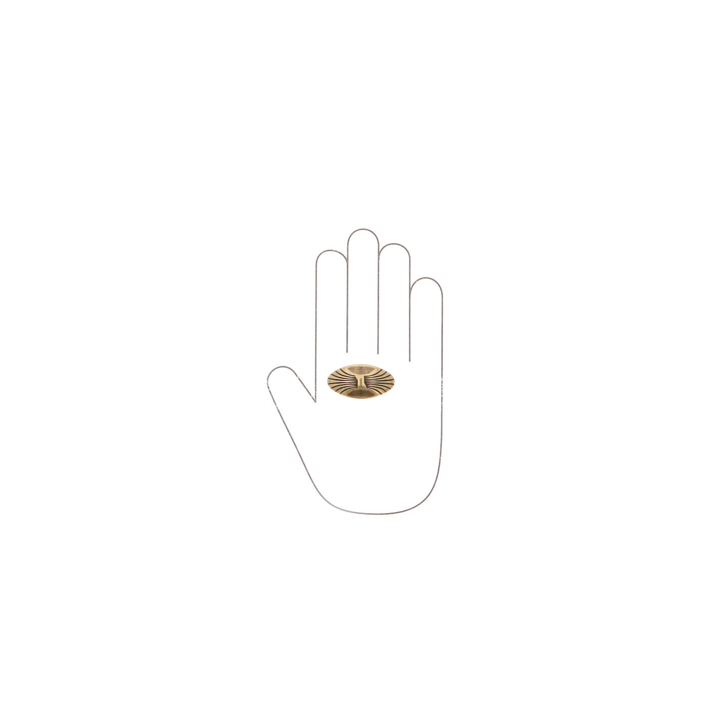 Bouton pour meubles en zamac Diamètre 44mm x 25 Florence antique - Marron, Zamak - imagine 4