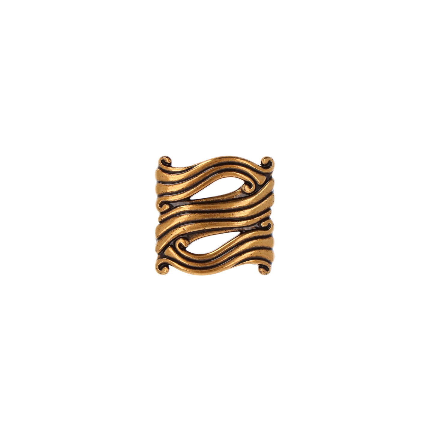 Bouton pour meubles en zamac Diamètre 38mm x 24 orvale - Orange / cuivré, Zamak - imagine 3