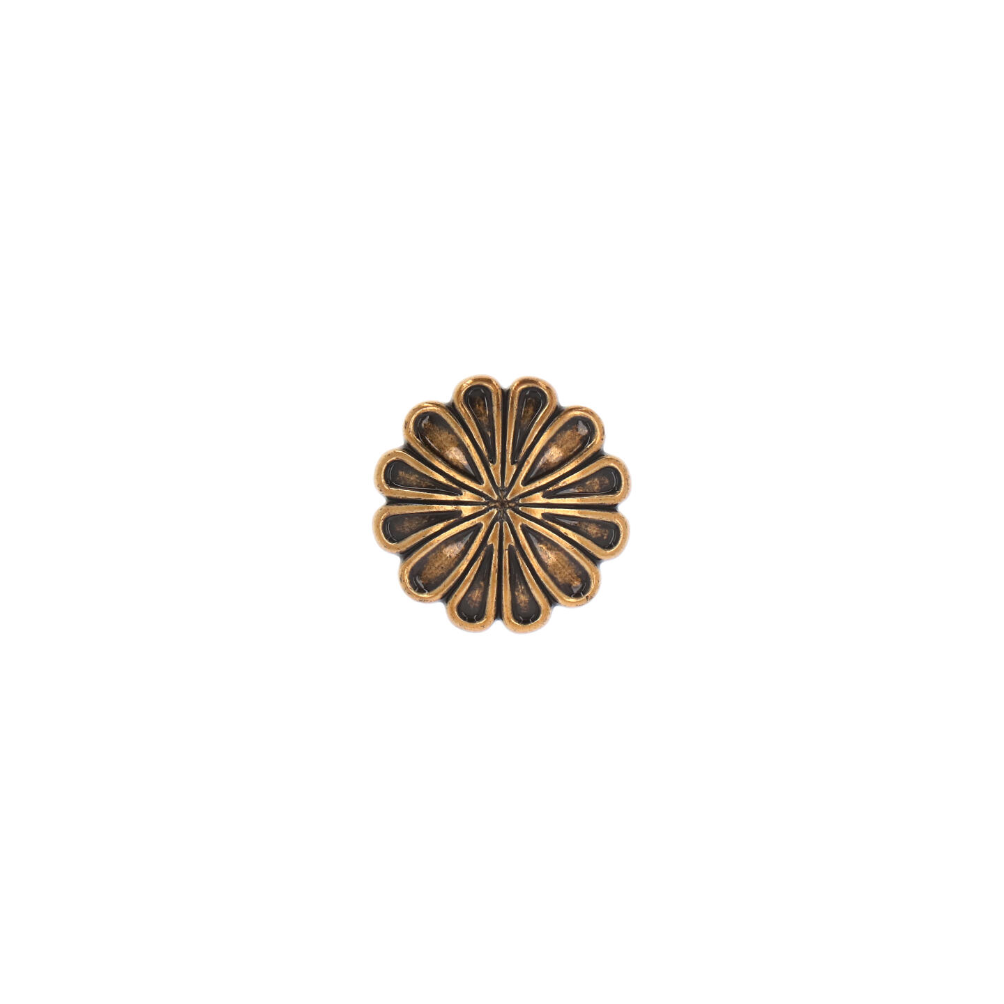 Bouton pour meubles en zamac Diamètre 35mm x 23 orvale - Orange / cuivré, Zamak - Afbeelding 3
