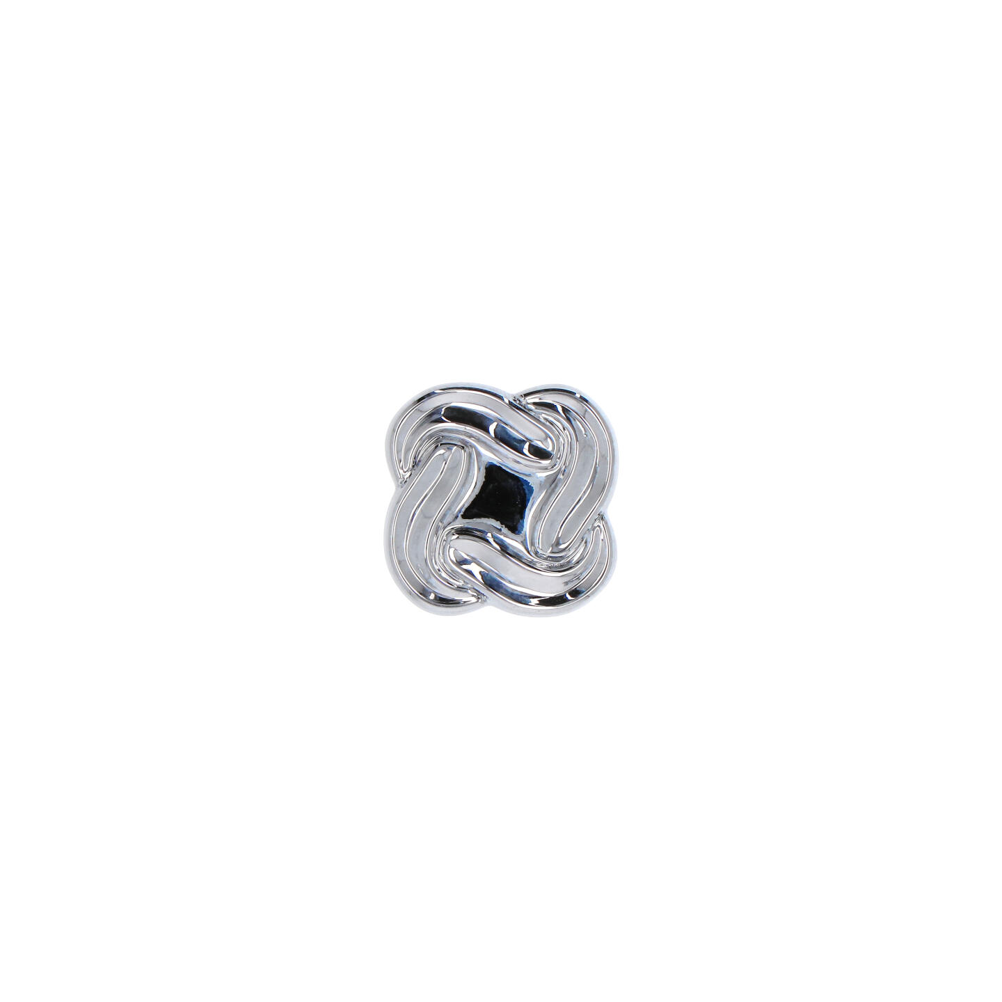 Bouton pour meubles en zamac Diamètre 36mm chrome poli - Gris / argent, Zamak - Image 3