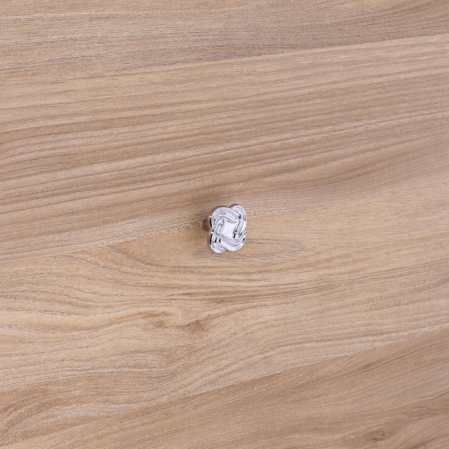 Bouton pour meubles en zamac Diamètre 36mm chrome poli - Gris / argent, Zamak - Image 5
