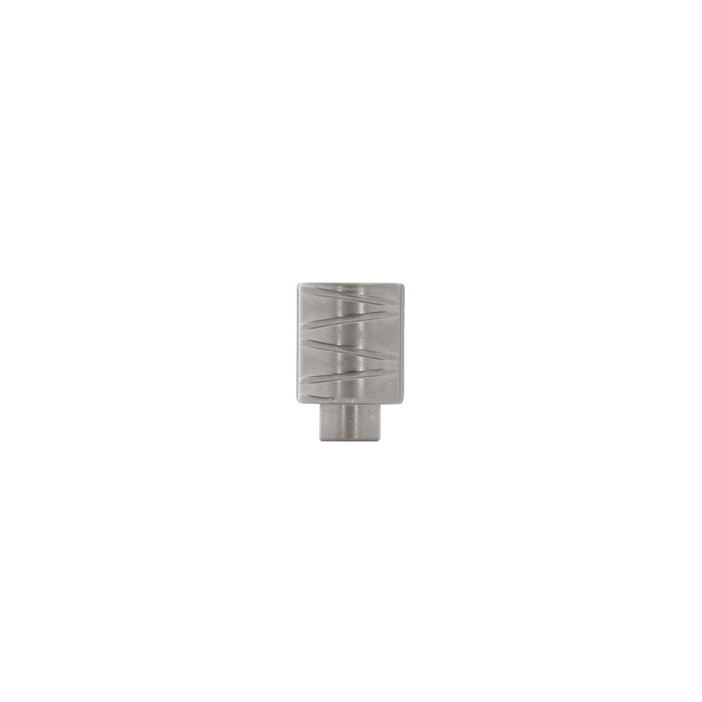 Bouton pour meubles en zamac Diamètre 17mm Nickel millésimé - Gris / argent, Zamak - Image 2