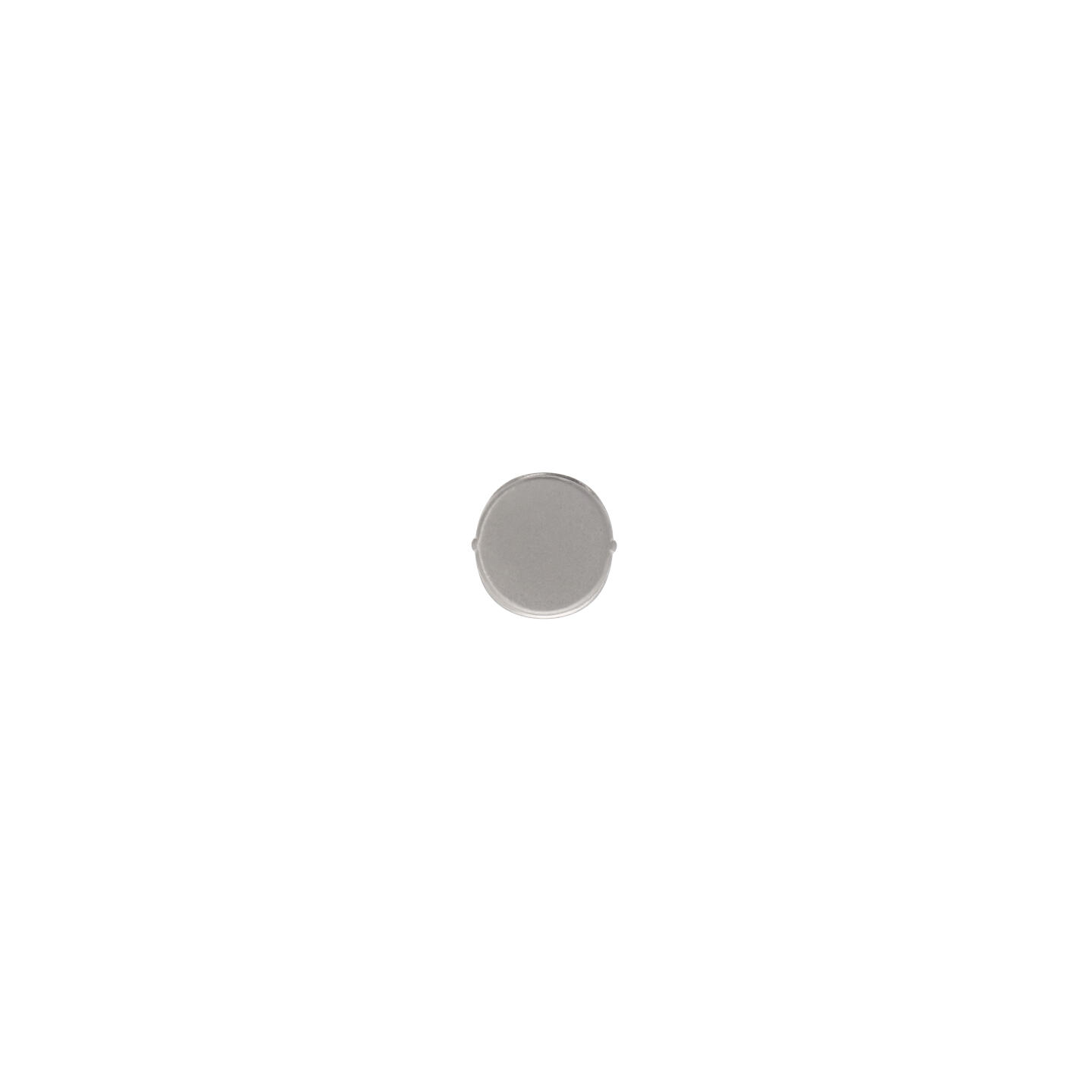 Bouton pour meubles en zamac Diamètre 17mm Nickel millésimé - Gris / argent, Zamak - Image 3