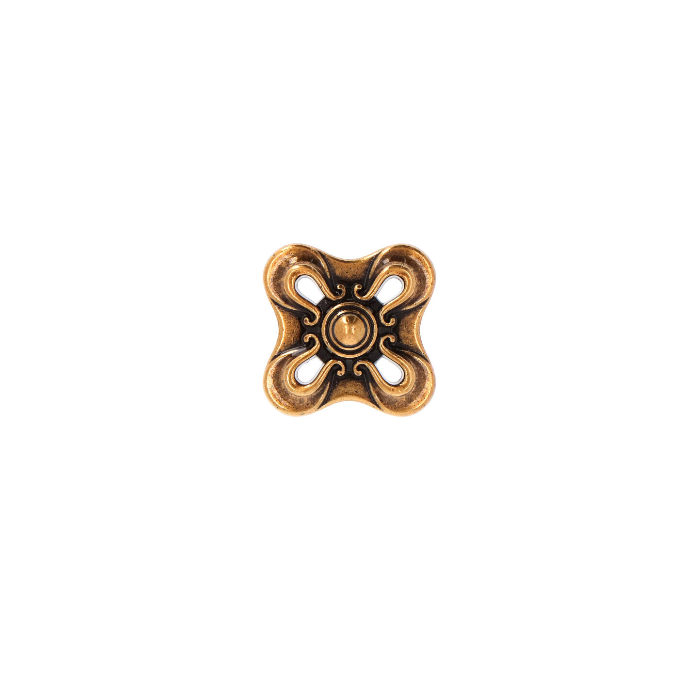 Bouton pour meubles en zamac Diamètre 34mm x 25 orvale - Orange / cuivré, Zamak - imagine 3
