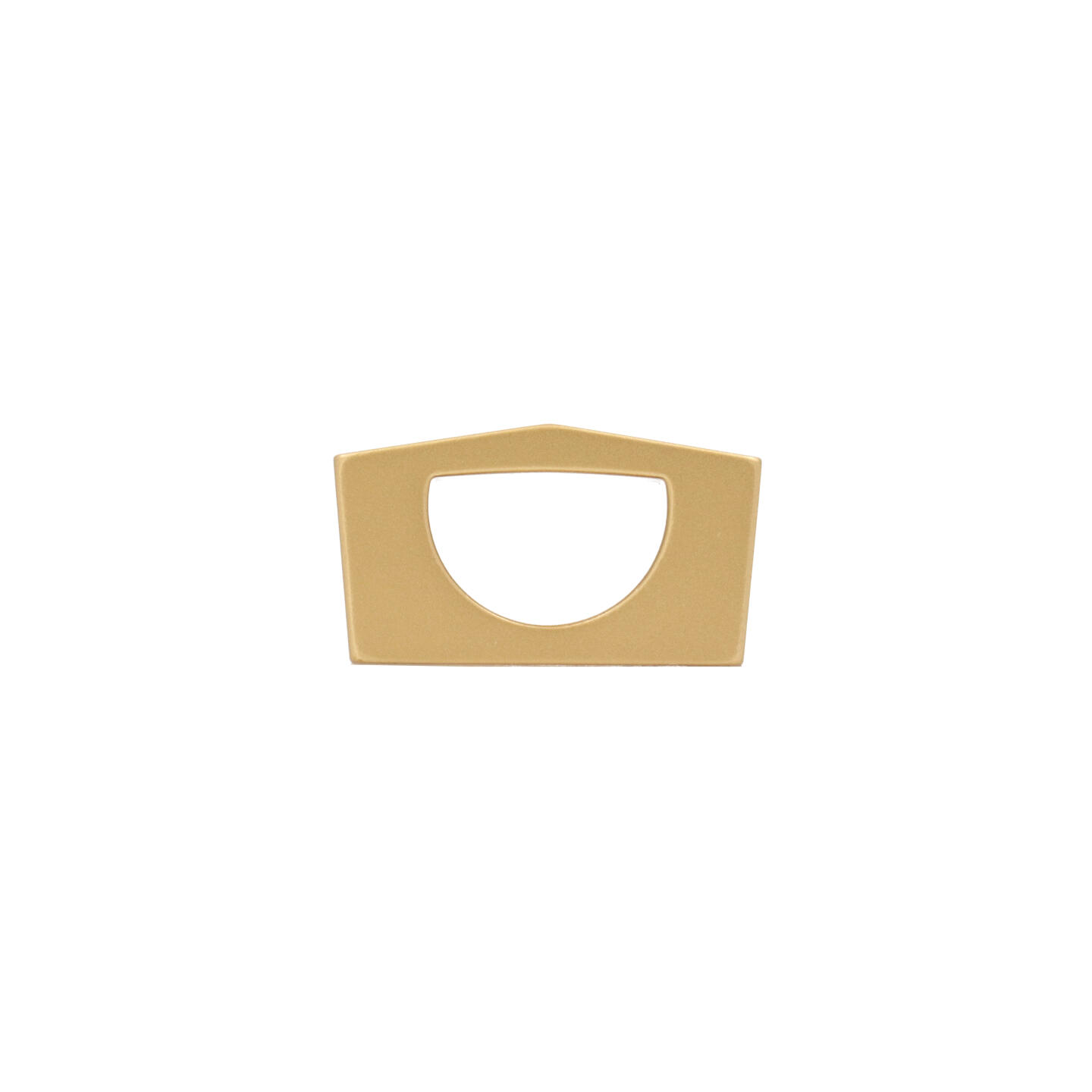 Bouton pour meubles en zamac Entraxe 32mm Alucover laiton - Jaune / doré, Zamak – Image 2